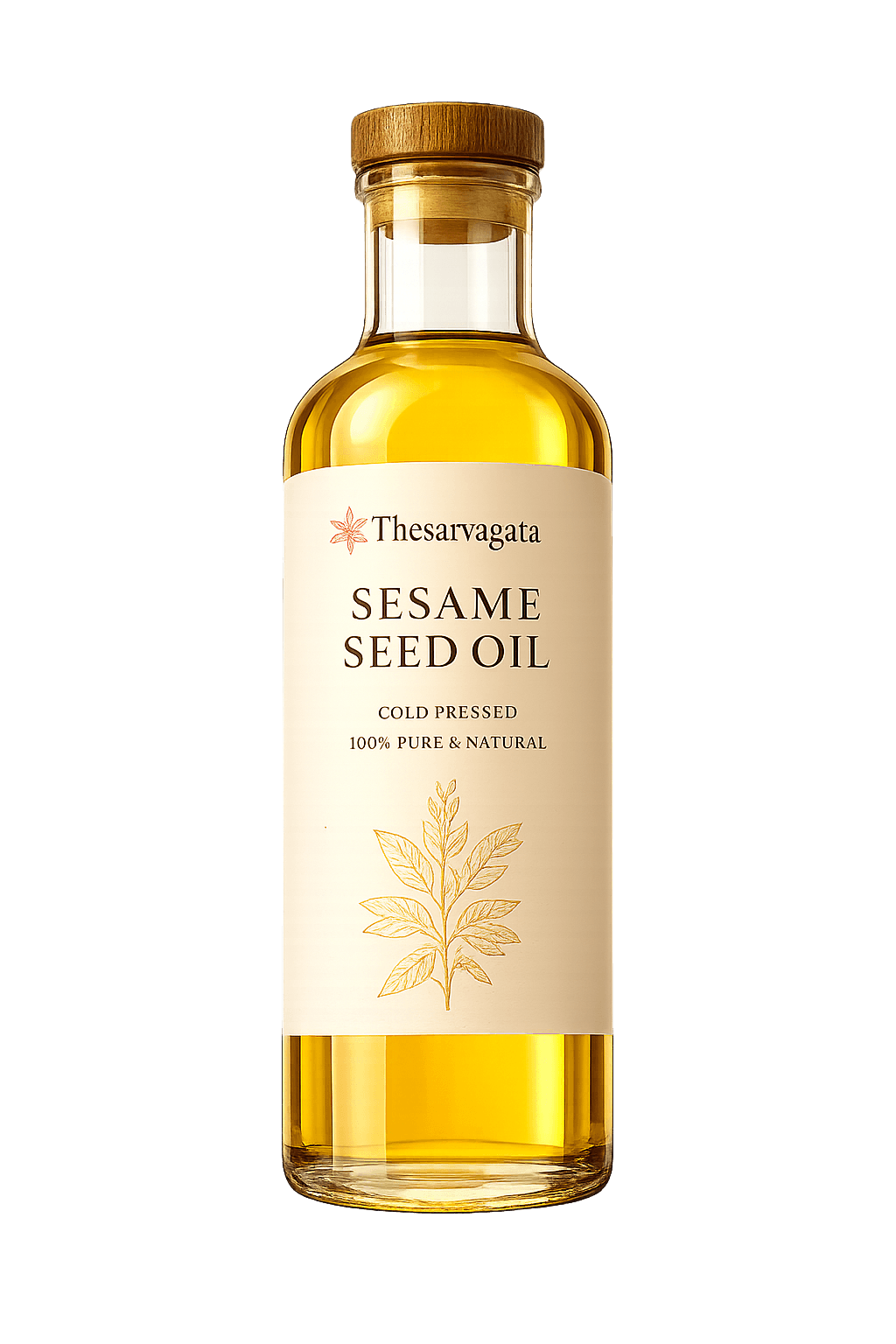 Thesarvagata Sesame Seed Oil bottle